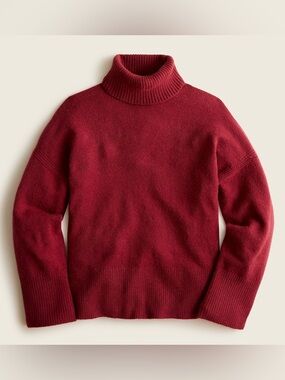 LIKE NEW J. Crew Alpaca/Merino Wool Blend Turtleneck Sweater